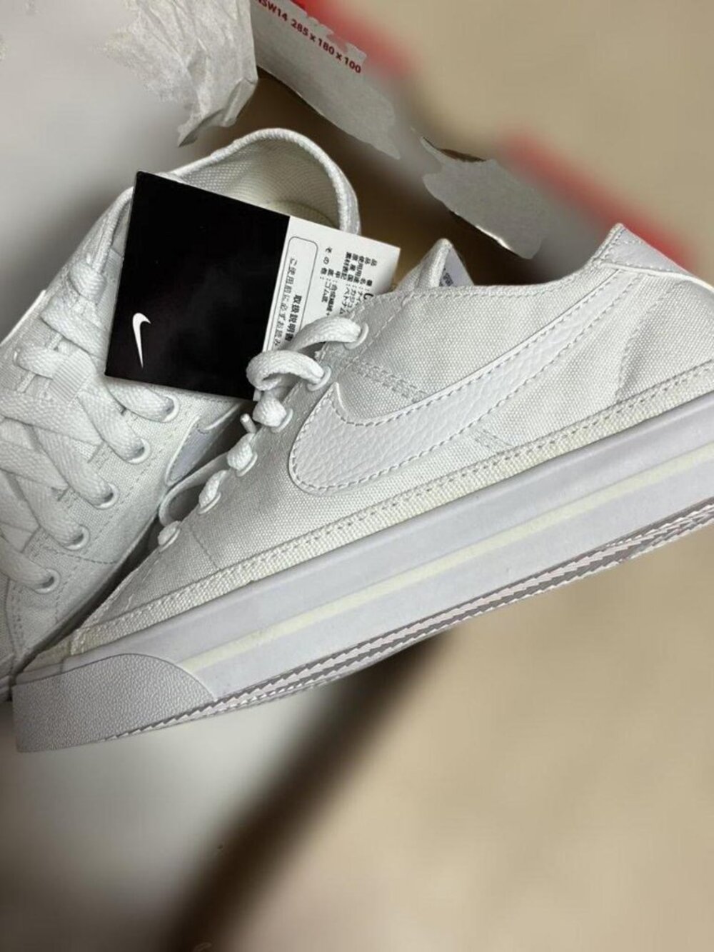 NIKE Court Legacy Canvas Sneakers - White